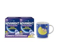 Novanight, Idee Regalo Tazza Thun in Omaggio con Novanight Tripla Azione Melatonina per Dormire, Integratori, Disturbi del Sonno - Escolzia, Passiflora, Melissa (70+70 Compresse)