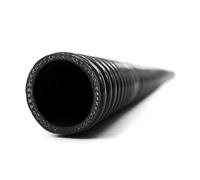 NovaNox® - Tubo flessibile in silicone superflex, diametro 13 mm fino a 54 mm, dimensioni a scelta, diametro interno: Ø 51 mm, colore: Nero