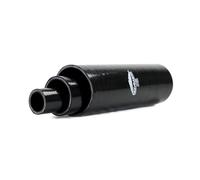NovaNox® - Tubo per radiatore in silicone, 0,1 m, 0,25 m, 0,5 m, 1 m, dimensioni a scelta, colore: nero, lunghezza tubo: 0,25 m, diametro interno: Ø 28 mm x 36 mm