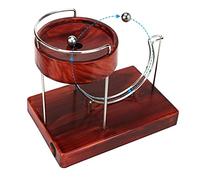 Novara Arte Cinetica Movimento Perpetuo Macchina Arte Cinetica Movimento Inerziale Metallo Automatico Tavolo da Salto Giocattolo Grana del Legno