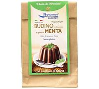 Novarese Zuccheri Preparato per Budino di Cioccolato al Gusto Menta - 300 gr