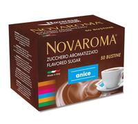 CUBOTTO NOVAROMA 240 BUSTINE da 5gr Novarese Zucchero Aromatizzato gusto ANICE