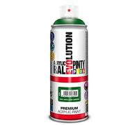 NOVASOL Vernice spray acrilica verde glitter PINTYPLUS Evolution 520cc Leaf Green Ral 6002, unico, 300 g (confezione da 1)