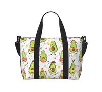 Novastar Borsa tote per computer portatile, da donna, da lavoro, con avocado, per la notte, per il fine settimana, da viaggio, da palestra, per donne, uomini, oggetti personali, borsa da viaggio per