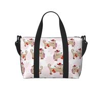 Novastar Borsa tote per computer portatile da donna, da lavoro, con bellissimo bassotto e cucciolo, borsa da viaggio per donne e uomini, borsa da palestra per donne e uomini, borsa da viaggio a