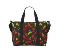 Novastar Borsa tote per computer portatile da donna, da lavoro, con colori peperone campana, borsa da viaggio, borsa da palestra per donne e uomini, borsa da viaggio a tracolla per donne e uomini