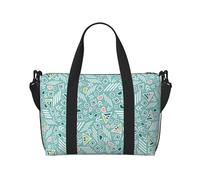 Novastar Borsa tote per computer portatile da donna, da lavoro, con elementi geometrici, borsa da viaggio per donne, uomini, borsa da viaggio per donne, uomini, oggetti personali, borse da viaggio per