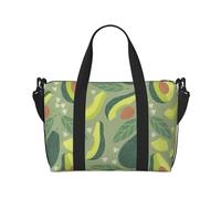 Novastar Borsa tote per computer portatile da donna, da lavoro, con grazioso fiore di avocado, borsa da viaggio per donne, uomini, borsa da palestra per donne e uomini, borsa da viaggio a tracolla per