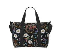 Novastar Borsa tote per computer portatile, da donna, da lavoro, con margherita, uccello, per la notte, per viaggi, palestra, donne, uomini, oggetti personali, borse da viaggio per donne e uomini