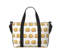 Novastar Borsa tote per computer portatile, da donna, da lavoro, con motivo a patate, per la notte, per viaggi, palestra, donne, uomini, oggetti personali, borse da viaggio per donne e uomini