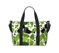 Novastar Borsa tote per computer portatile, da donna, da lavoro, con pois verdi chiari, borse da viaggio, borsa da palestra per donne e uomini, borsa da viaggio a tracolla per donne e uomini