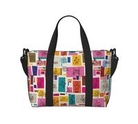 Novastar Borsa tote per computer portatile, da donna, da lavoro, con scarabocchi carini, borsa da viaggio, borsa da palestra per donne e uomini, borsa da viaggio a tracolla per donne e uomini