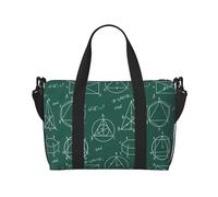 Novastar Borsa tote per computer portatile, da donna, da lavoro, con stampa matematica, per la notte, per viaggi, palestra, donne, uomini, oggetti personali, borse da viaggio per donne e uomini