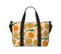 Novastar Borsa tote per computer portatile da donna, da lavoro, deliziosa e carina, con foglie arancioni, borsa da viaggio, borsa da palestra per donne e uomini, borsa da viaggio a tracolla per donne