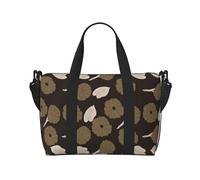 Novastar Borsa tote per computer portatile da donna, da lavoro, stampa con scarabocchi floreali, borse da viaggio per donne, da viaggio, da palestra, per donne e uomini, oggetti personali, borse da