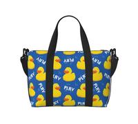 Novastar Borsa tote per computer portatile da donna, da lavoro, stile gioco carino anatra durante la notte, borsa da viaggio, borsa da palestra per donne uomini, oggetti personali borsa da viaggio per