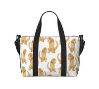 Novastar Borsa tote per computer portatile da donna, lavoro, con cane labrador retriever divertente per la notte, borsa da viaggio, borsa da palestra per donne e uomini, borsa da viaggio a tracolla