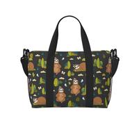 Novastar Borsa tote per computer portatile da donna, lavoro, divertente bradipi nella foresta borsa da viaggio per donne e uomini, borsa da palestra per donne e uomini, borsa da viaggio a tracolla per