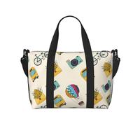 Novastar Borsa tote per computer portatile da donna, lavoro, elementi da viaggio durante la notte, borse da viaggio, borsa da palestra per donne uomini, oggetti personali borse da viaggio per donne