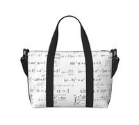 Novastar Borsa tote per computer portatile da donna, lavoro, formula equazionale, matematica, pernottamento, weekender, borsa da viaggio, borsa da palestra per donne e uomini, borsa da viaggio a