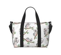 Novastar Borsa tote per computer portatile da donna, lavoro, koala su un ramo durante la notte, borsa da viaggio, borsa da palestra per donne uomini, oggetti personali borsa da viaggio a tracolla per
