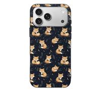Novastar Compatibile con iPhone 17 Pro Max Custodia sottile sottile da 6,9 '' - TPU Cartoon Cute Fox 1 Stampa Pattern Cover compatibile con iPhone 17 Pro Max Custodia protettiva robusta, antigraffio