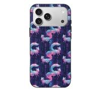 Novastar Compatibile con iPhone 17 Pro Max Custodia sottile sottile da 6,9 '' - TPU Cyber Style Fox Print Pattern Cover compatibile con iPhone 17 Pro Max Custodia protettiva robusta, antigraffio