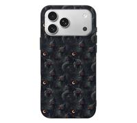 Novastar Compatibile con iPhone 17 Pro Max Custodia sottile sottile da 6,9 '' - TPU Dark Fox Night Print Pattern Cover compatibile con iPhone 17 Pro Max Custodia protettiva robusta, antigraffio