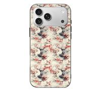 Novastar Compatibile con iPhone 17 Pro Max Custodia sottile sottile da 6,9 '' - TPU Ink Style Fox Print Pattern Cover compatibile con iPhone 17 Pro Max Custodia protettiva robusta, antigraffio