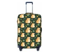 Novastar Copertura protettiva per bagagli, morbida e carina con stampa di anatra Capybara, per valigie da 45,7 a 53,3 cm