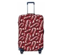 Novastar Copertura protettiva per bagagli, morbida stampa con motivo a bastoncini di zucchero, per valigie da 56-61 cm