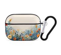Novastar Custodia compatibile con Airpods Pro di seconda generazione, custodia carina compatibile con Airpods Pro, custodia floreale con paesaggio di montagna compatibile con custodia AirPods Pro 2