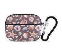 Novastar Custodia compatibile con AirPods Pro di seconda generazione, custodia carina compatibile con AirPods Pro, custodia a conchiglia con stella marina compatibile con custodia AirPods Pro 2