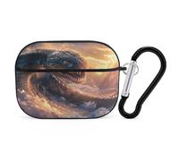 Novastar Custodia compatibile con AirPods Pro di seconda generazione, custodia carina compatibile con Airpods Pro, mitica custodia con serpente montagna alba compatibile con custodia AirPods Pro 2