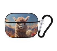 Novastar Custodia compatibile con AirPods Pro di seconda generazione, custodia carina compatibile con Airpods Pro, custodia con prato di montagna alpaca compatibile con custodia AirPods Pro 2