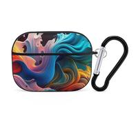 Novastar Custodia compatibile con Airpods Pro di seconda generazione, custodia carina compatibile con Airpods Pro, vibrante custodia con movimento fluido, compatibile con custodia AirPods Pro 2