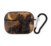 Novastar Custodia compatibile con Airpods Pro di seconda generazione, custodia carina compatibile con AirPods Pro, custodia divertente per Halloween Skeleton Knight, compatibile con custodia AirPods