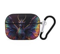 Novastar Custodia compatibile con AirPods Pro di seconda generazione, custodia carina compatibile con AirPods Pro, Rainbow Wings Majestic Dragon Case compatibile con custodia AirPods Pro 2
