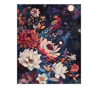 Novastar Diamond Art Kit per adulti - Dipinto colorato con pavone 5D senza cornice, kit per adulti principianti, kit di diamanti rotondi per decorazione da parete di casa
