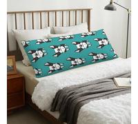Novastar Federa per cuscino per il corpo - Simpatici cuccioli di Boston Terrier morbida e confortevole federa per cuscino per il corpo con cerniera, federa per cuscino per il corpo 50 x 137 cm