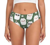 Novastar Intimo da donna - Volti di alpaca invisibili senza cuciture estensibili, da donna, Nero , S