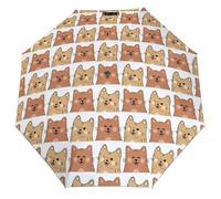 Novastar Ombrello compatto per la pioggia - Sassy Cute Cartoon Cat Sun Travel Umbrella per portatile 3 pieghevole piccolo ombrello per donne uomini con elementi essenziali da viaggio