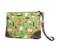 Novastar Pochette da donna, piccola pochette da donna, con stampa di cartoni animati, in pelle, alla moda, con cinturino da polso