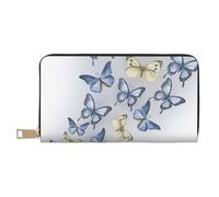 Novastar Portafogli sottili in pelle per donne e uomini, con cerniera