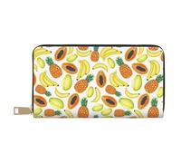 Novastar Portafogli sottili in pelle per donne e uomini, con cerniera