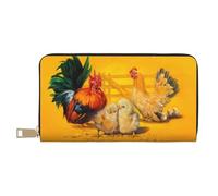 Novastar Portafogli sottili in pelle per donne e uomini, con cerniera