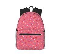 Novastar Zaino da viaggio per computer portatile per uomo e donna, con stampa di briciole di ciambelle, zaino leggero con cinghie regolabili, zaino da spiaggia resistente all'acqua, zaino da viaggio