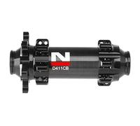 Novatec mozzo Anteriore d411cb/a 28h pp15x100mm Carbonio ud Nero (Mozzi MTB) / Front hub d411cb/a 28h ta15x100mm ud Carbon Fibre Black (MTB Hubs)