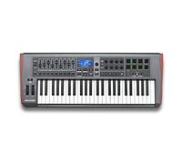 Novation Impulse 49, controller MIDI a tastiera USB alimentato via bus - Robusta tastiera full-size ad alta reattività con aftertouch e pad dinamici - Funziona con Mac e Windows
