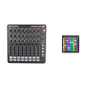 Novation Launch Control XL MKII & Launchpad Mini [MK3] - Controller MIDI USB a griglia con 64 pad portatile, per esibizioni con Ableton Live e Logic Pro